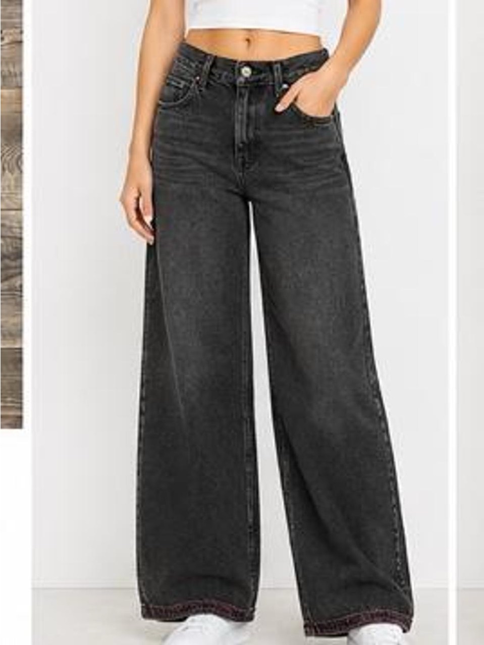 Bdg High Rise Baggy Wide Leg Jeans Size 28w